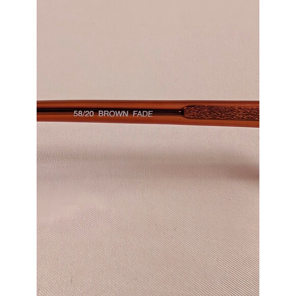 Vintage Ora Marco Brown Fade Plastic Eyeglasses Frames Oversized Retro